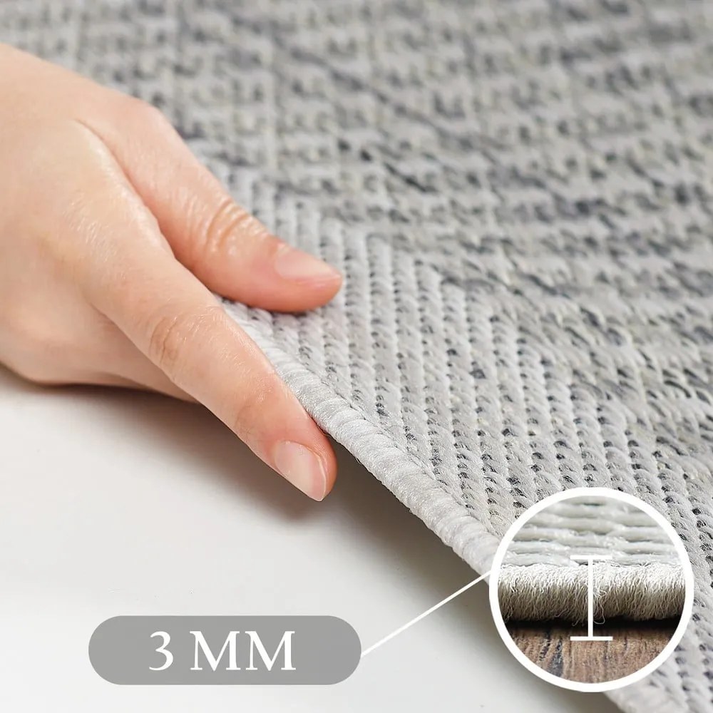 Jasnoszary dywan odpowiedni na zewnątrz 200x290 cm Giza 1410 – Ayyildiz Carpets