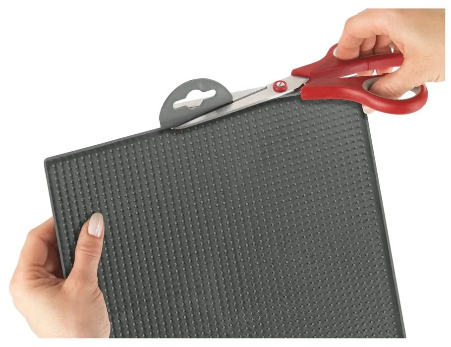 Szara gumowa podkładka do naczyń 40x30 cm Maxi – Wenko