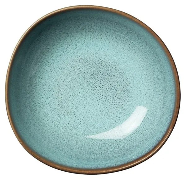 Turkusowo-brązowa kamionkowa miska Villeroy & Boch Like Lave, ø 17 cm