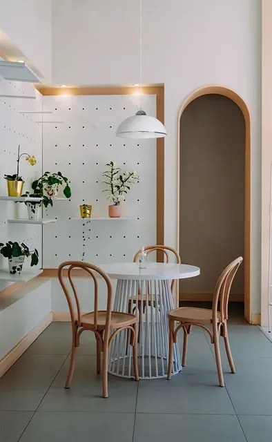 Biała lampa wisząca kuchenna - 4X A790 B2-R59