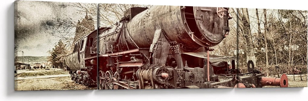 Historyczny wizerunek lokomotywy (170x50 cm)
