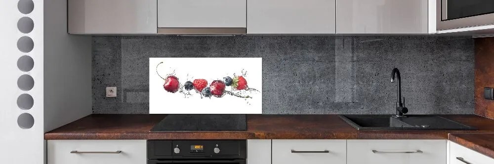 Panel dekor szkło Owoce leśne