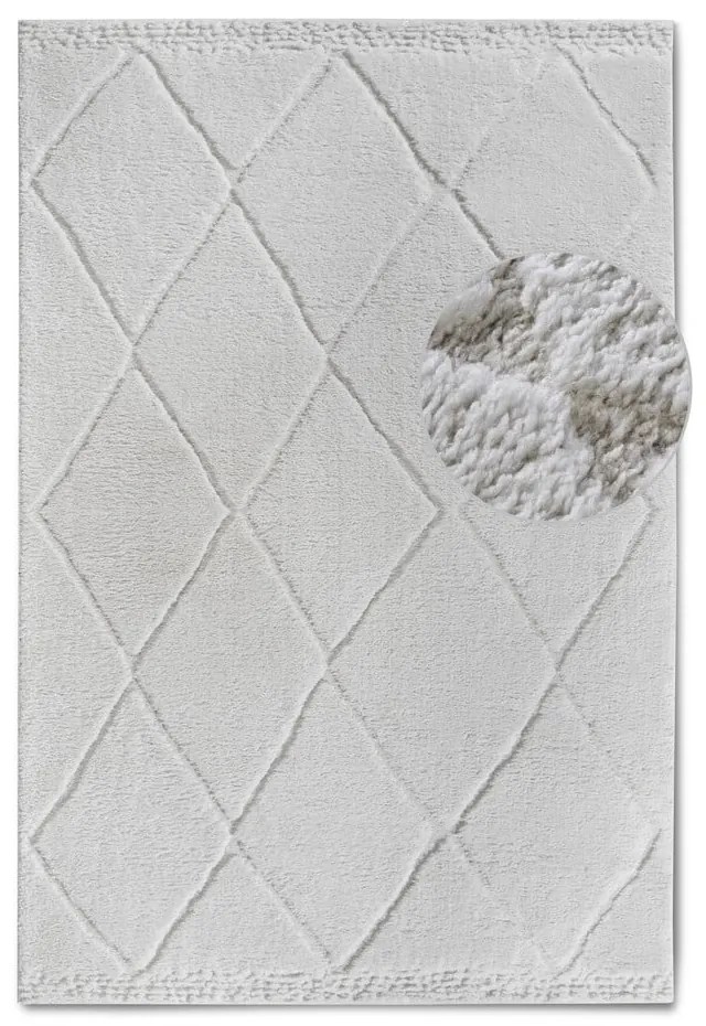 Kremowy dywan 160x235 cm Perrotin Cream White – Elle Decoration