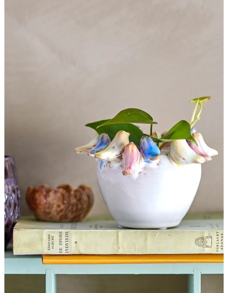 Kamionkowa osłonka na doniczkę ø 6 cm Eanna – Bloomingville
