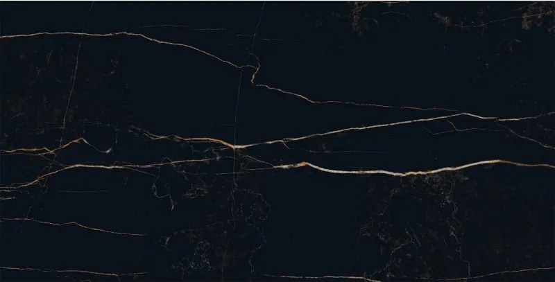 Mexen Flamingo Black gres szkliwiony rekt. G1, płytka podłogowo-ścienna 120 x 60 cm, wysoki połysk - TL215-120-060-00
