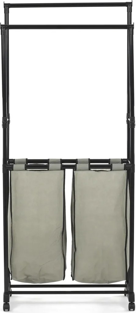 Stojak z miejscem do przechowywania GD-176 BK, plastik, czarny