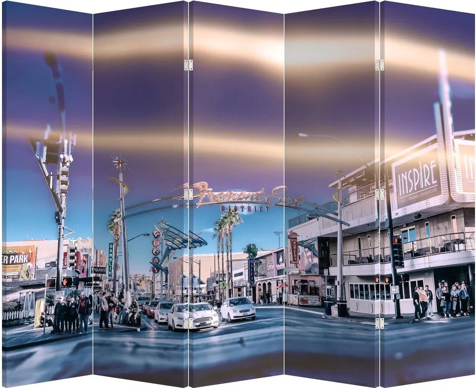 Parawan - Ulica w Las Vegas (210x170 cm)