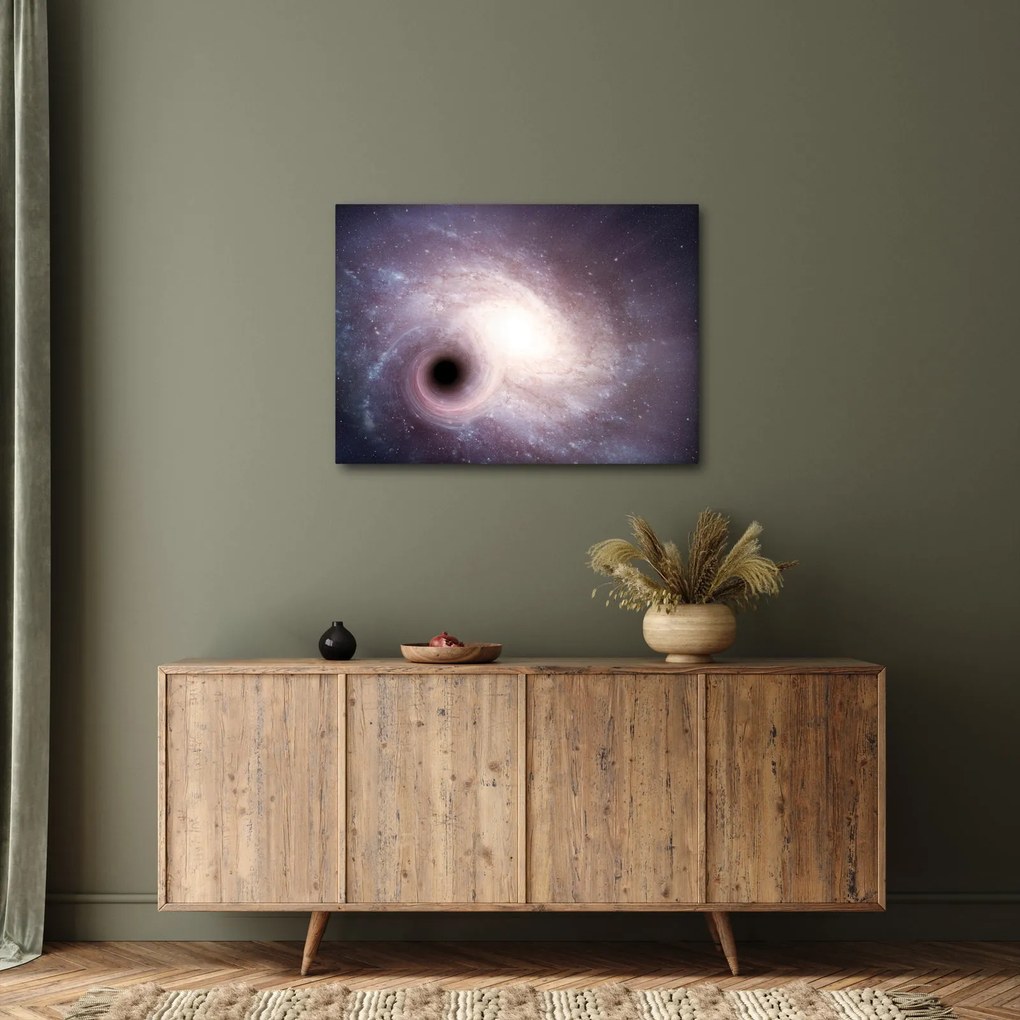 Obraz - Galaktyki spiralne (70x50 cm)