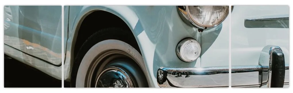 Obraz - Fiat retro samochód (170x50 cm)