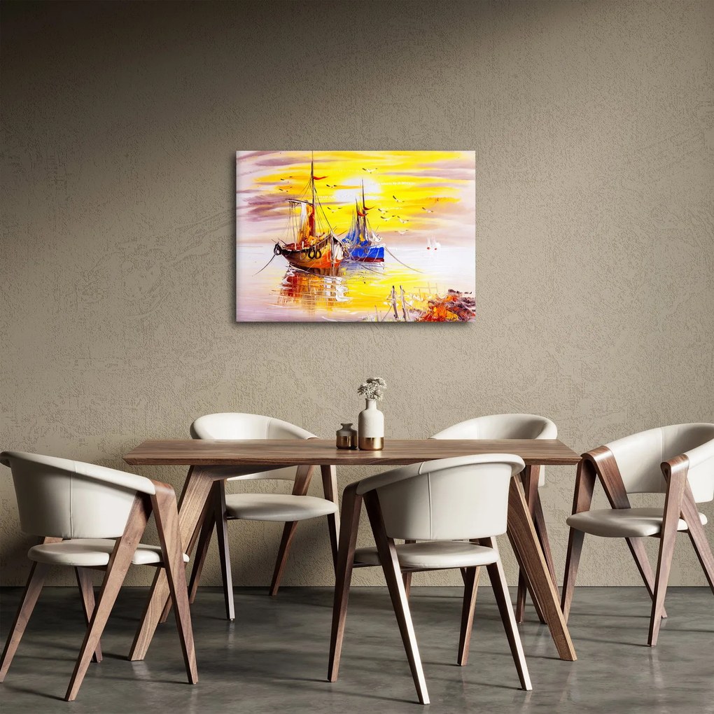 Obraz - Obraz statku (70x50 cm)