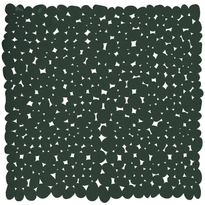 Spirella Antypoślizgowa mata prysznicowa GALETS,ciemnozielona, 53 x 53 cm