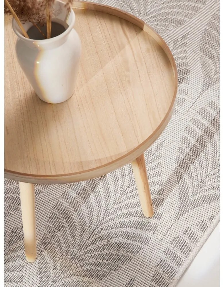Chodnik odpowiedni na zewnątrz w szaro-śmietankowym kolorze 80x250 cm Duet Liora – NORTHRUGS