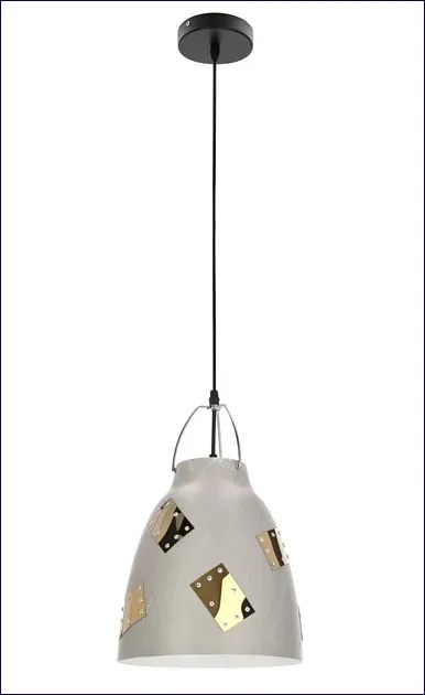 Nowoczesna szara lampa wisząca - D-152 S2-R02