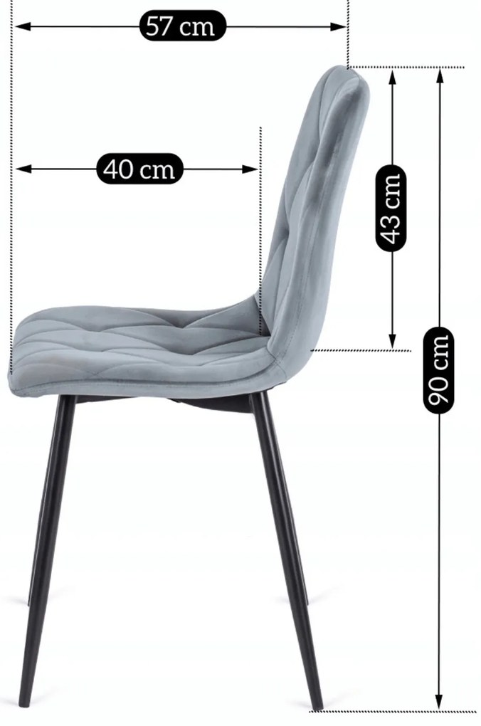 Zestaw Stół Okrągły Rozkładany HARRY 102-142 cm Dąb Artisan/Czarny i 6 Krzeseł Tapicerowanych ROBIN Szarych Nowoczesnych