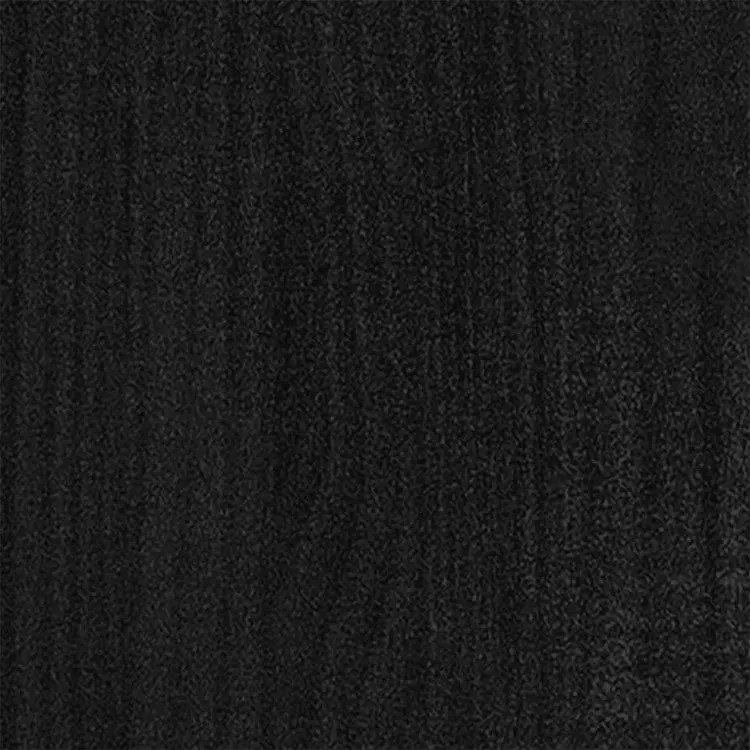 Czarne łóżko z litego drewna sosny 120x200 - Fenso 4X