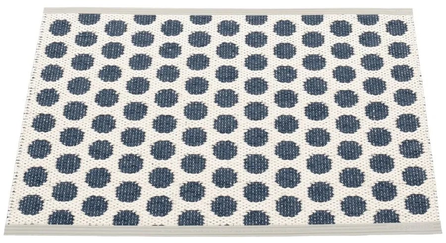 Ciemnoniebieski dywan odpowiedni na zewnątrz 70x50 cm Noa Dark Blue – Pappelina
