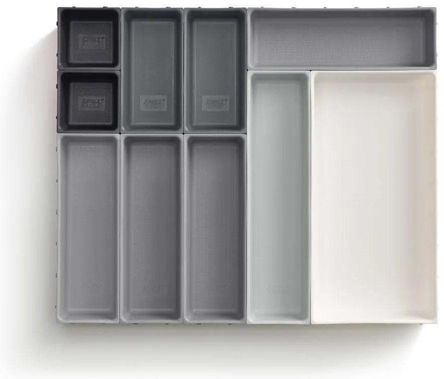 Szary regulowany organizer do szuflady Joseph Joseph Blox