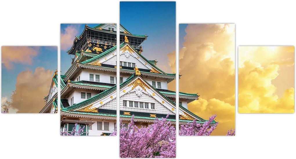 Obraz - Zamek Osaka (125x70 cm)