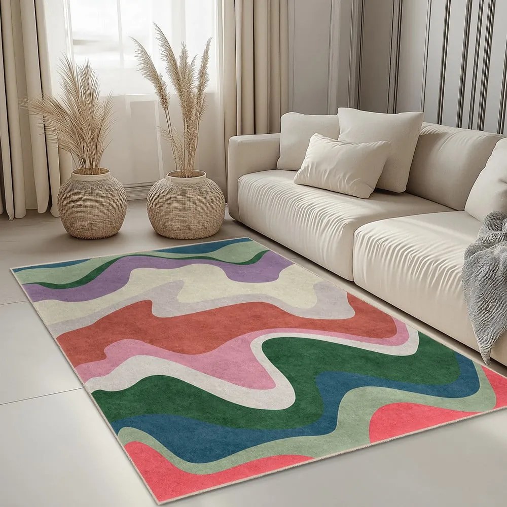 Dywan odpowiedni do prania 80x150 cm Squiggly Breeze – Mila Home