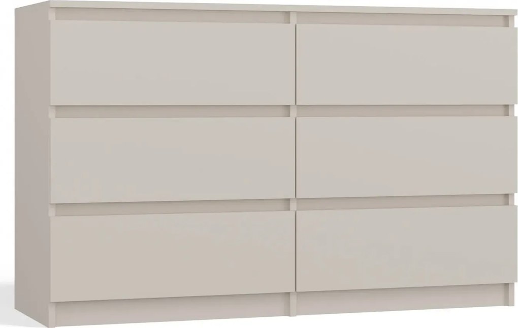 Minimalistyczna komoda z szufladami kaszmir  120 cmA5-F44
