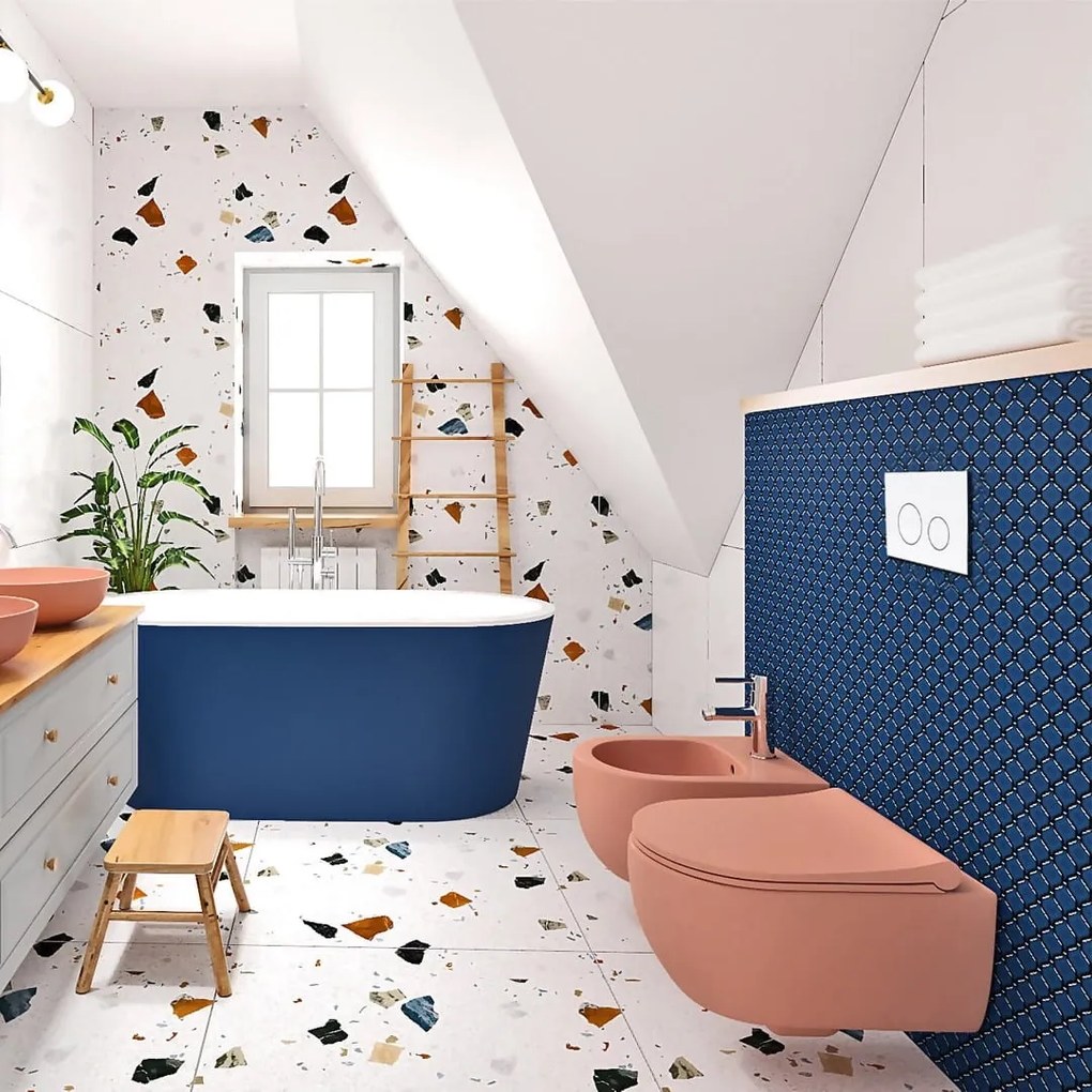 Przycisk spłukujący biały ENCO