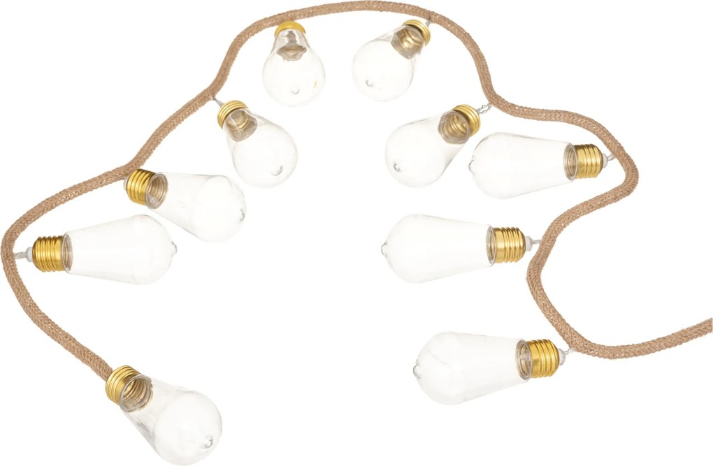 Girlanda dekoracyjna, 10 żarówek LED, 165 cm