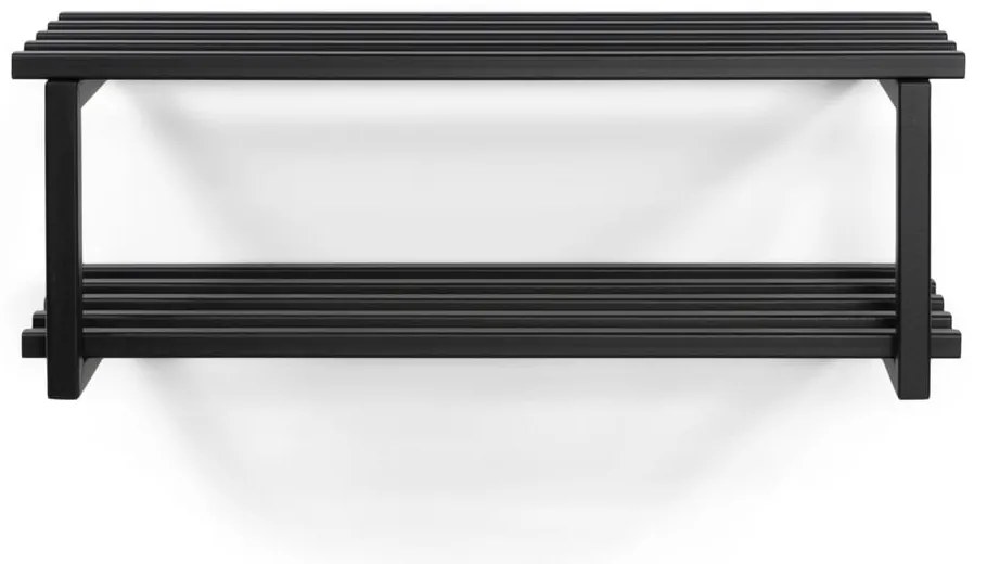 Czarna metalowa wisząca szafka na buty 71x26x34 cm Marco – Spinder Design