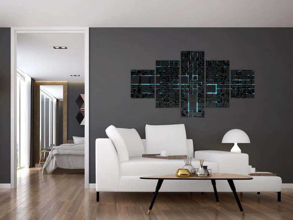 Obraz - Interfejs technologiczny (125x70 cm)