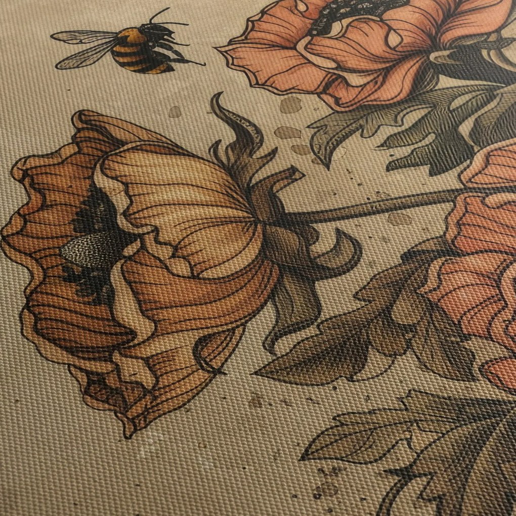 Obraz - Bee Meadow II. (125x70 cm)