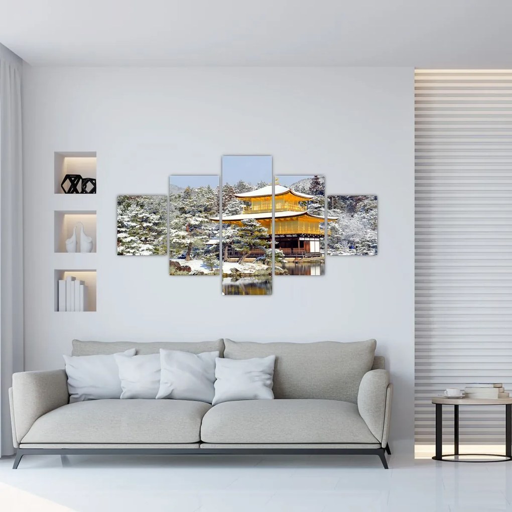 Obraz - Kinkakuji, Japonia (125x70 cm)