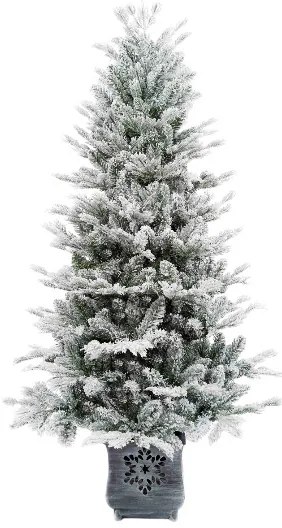 Choinka sztuczna PE Świerk Alaski w donicy 120cm