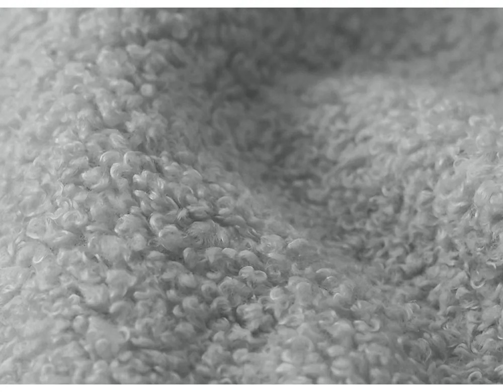 Jasnoszary rozkładany narożnik z materiału bouclé ze schowkiem (lewostronny/z szezlongiem) Pele – Makamii