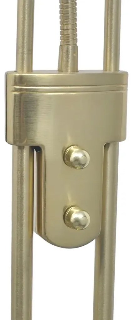 Złota lampa podłogowa LED dwupunktowa - 5X EX05 M5-R87