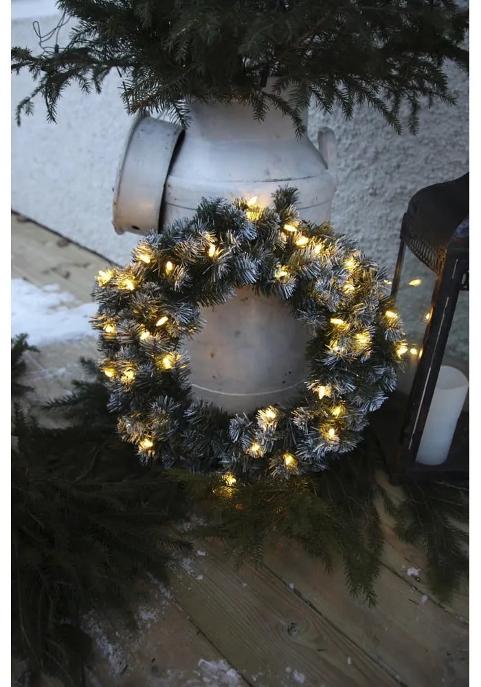 Świecący wieniec LED Star Trading Wreath, ⌀ 50 cm