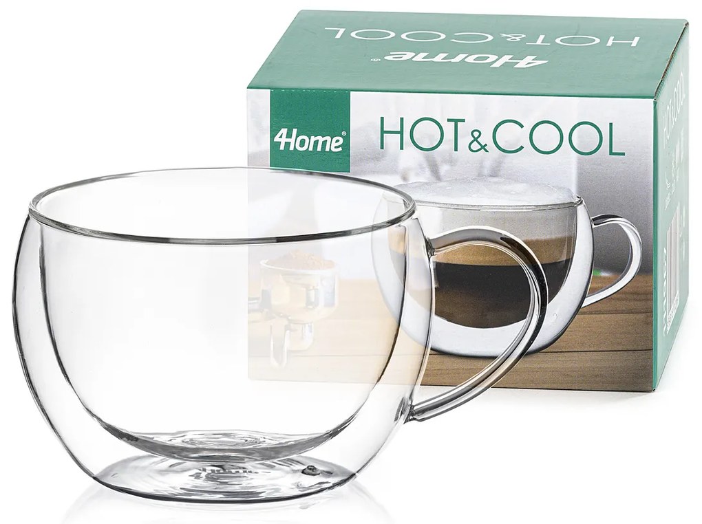 4Home Szklanka termiczna Big cappuccino Hot&Cool 500 ml, 1 szt.