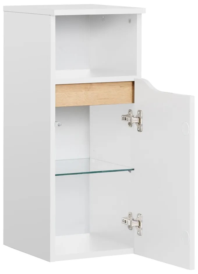 Biała wysoka wisząca szafka łazienkowa 30x72 cm Set 857 – Pelipal