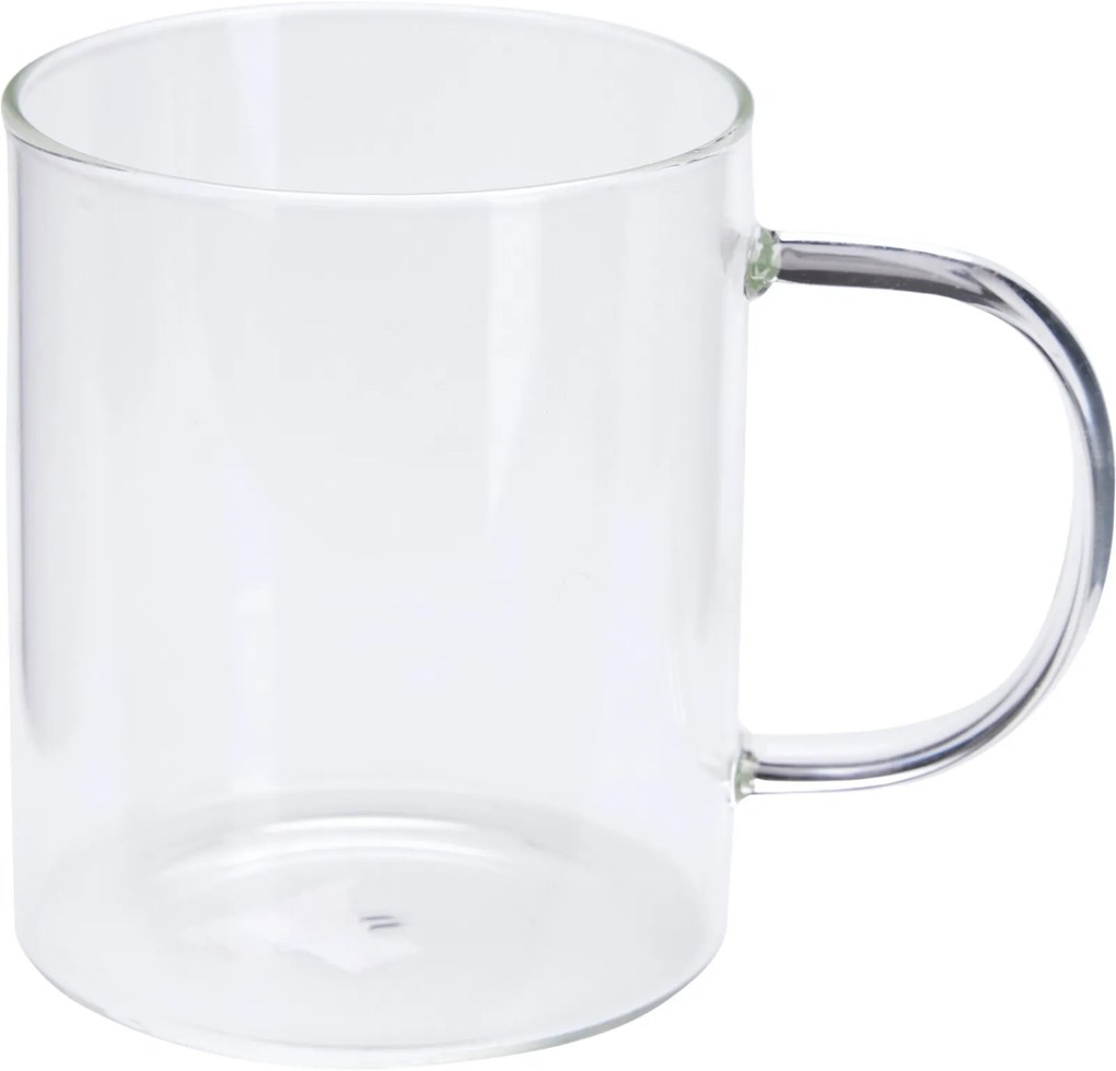 Kubek szklany z dużym uchem VUNI, 3 x 400 ml