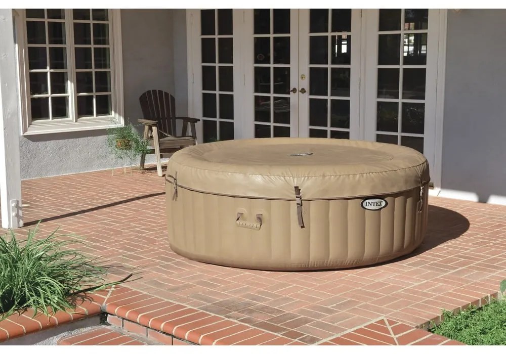 Jacuzzi dmuchane dla 4 osób ø 196 cm głębokość 71 cm Bubble HWS – Intex