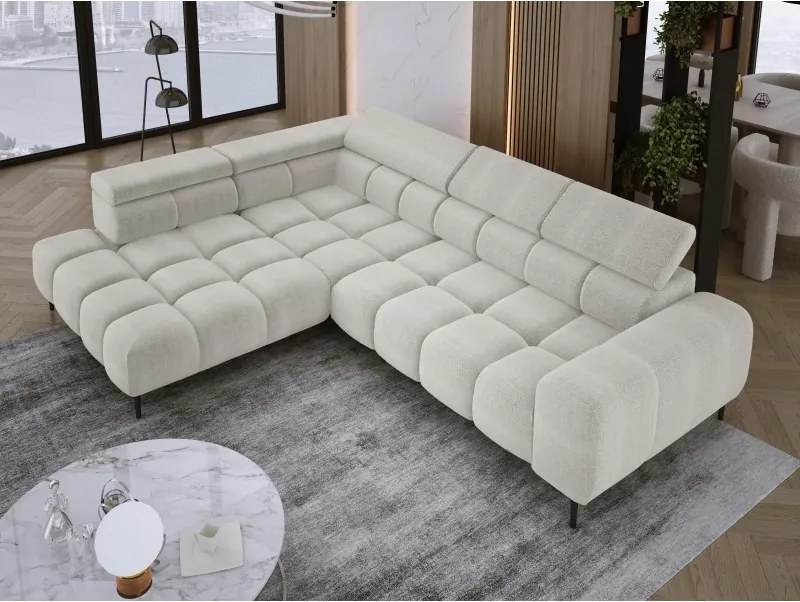 Narożnik PLAZA L Lewostronny w tkaninie EDEN 01 WERSAL