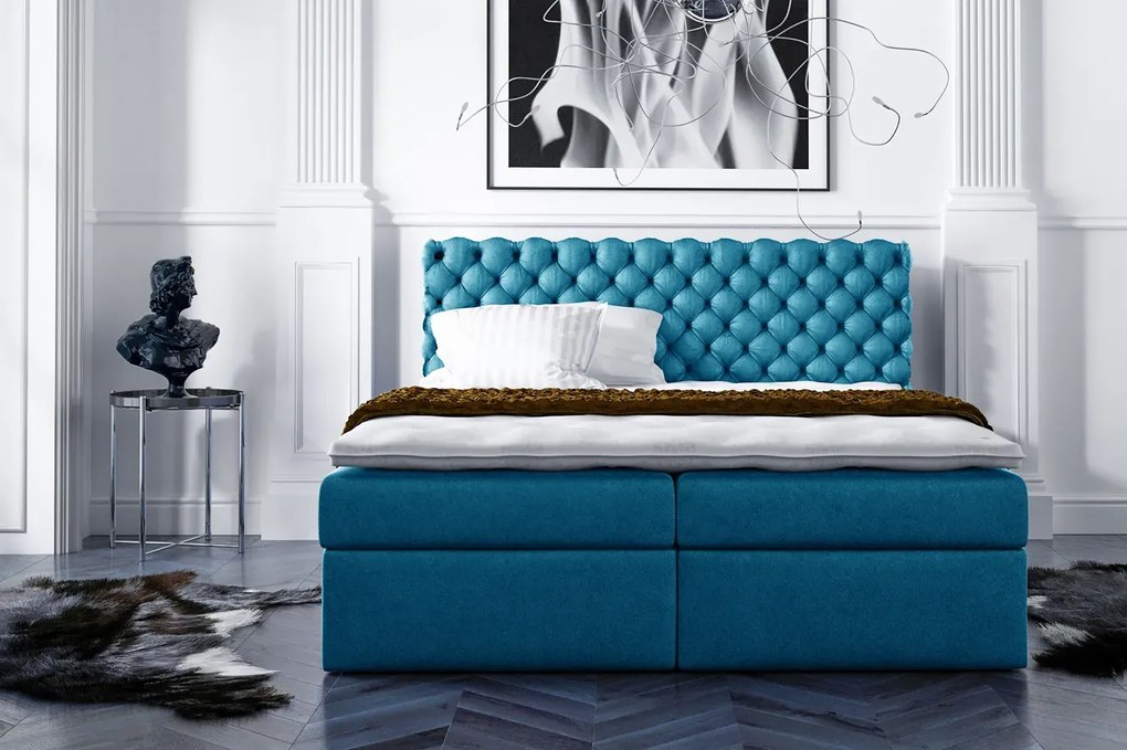 Łóżko kontynentalne 140x200 N5-T34