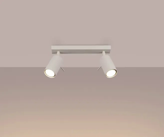 Loftowa beżowa lampa sufitowa - M063-Nona