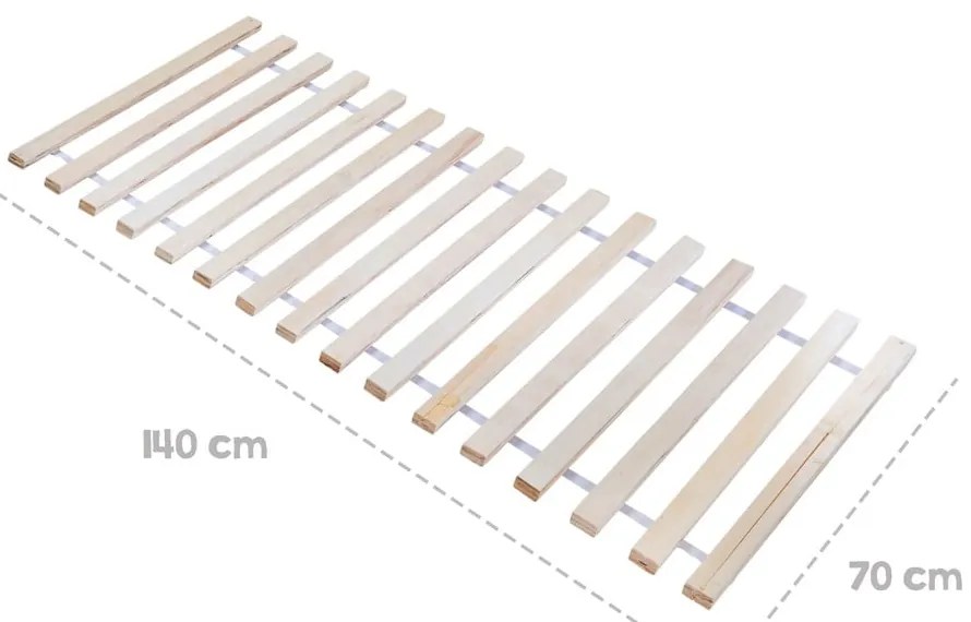 Białe łóżko dziecięce w kształcie domku 70x140 cm Montessori – Roba