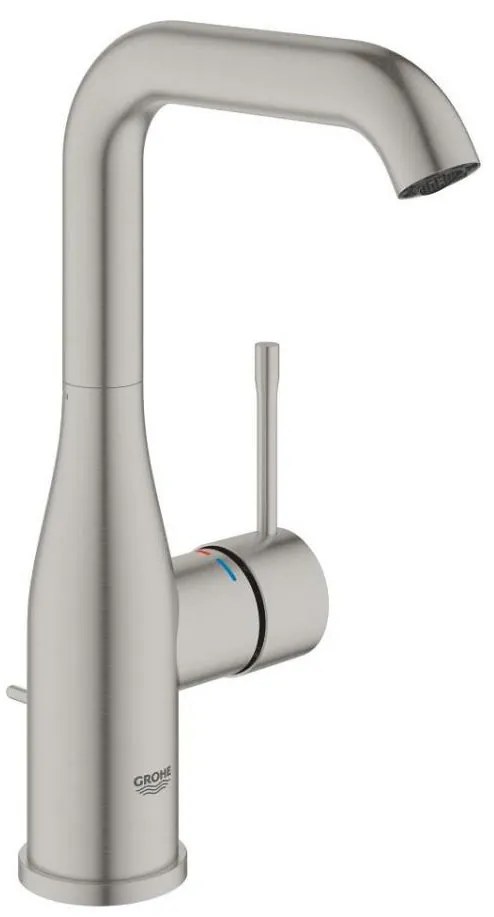 GROHE 32628DC1 - Bateria umywalkowa ESSENCE rozmiar L stal nierdzewna