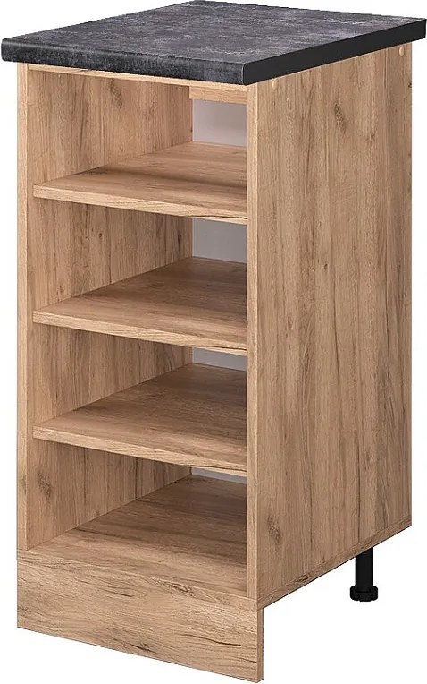 Półka kuchenna złoty dąb energetyczny 40x60x81.6 r-line