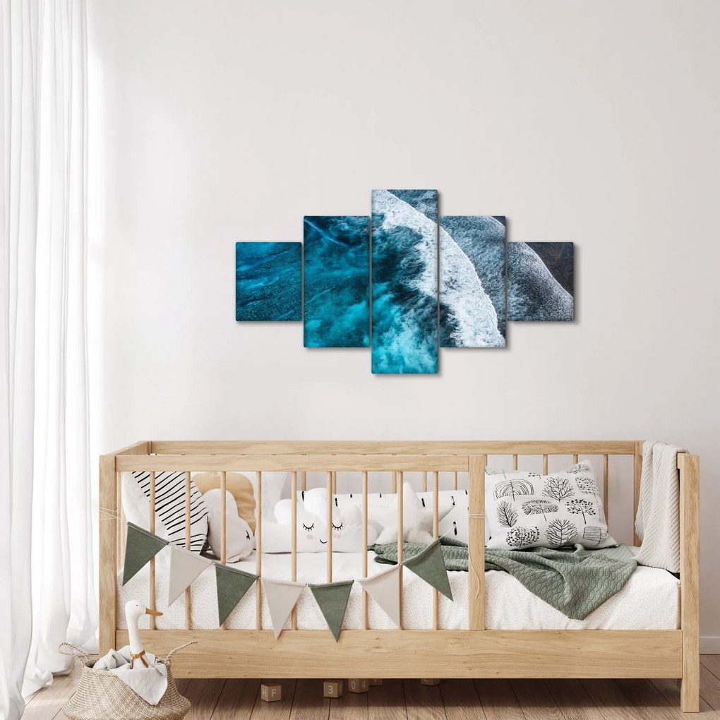 Obraz - Fale na morzu (125x70 cm)