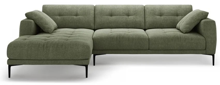 Zielony narożnik (lewostronny/z szezlongiem) Bemy – Micadoni