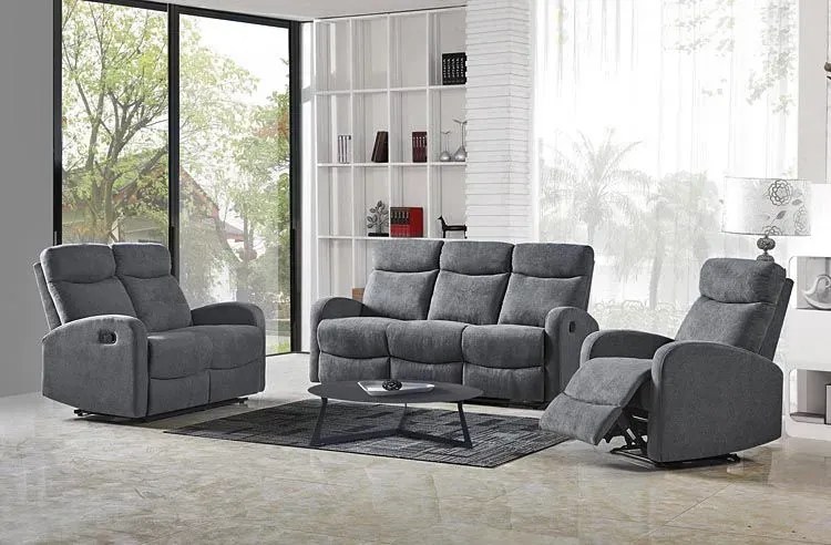 Sofa trzyosobowa rozkładana popielata D5-Z96