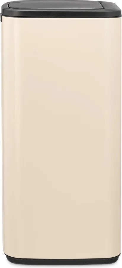 Beżowy stalowy kosz na śmieci otwierany na dotyk 30 l Bo Touch – Brabantia