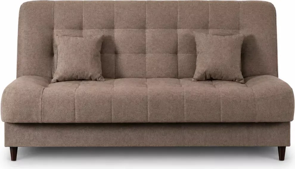 Sofa Dornis rozkładana z funkcją spania i pojemnikiem – nowoczesna tkanina Polaris