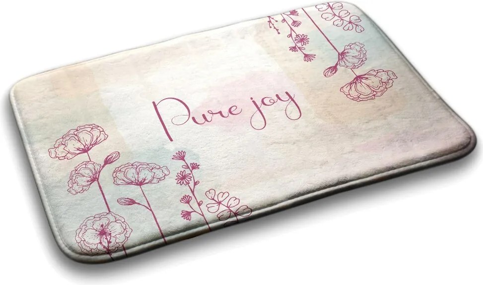 Dywanik łazienkowy Dywanik łazienkowy Kwiatowa kompozycja